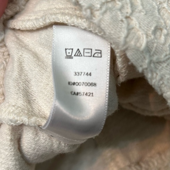 Lou & grey off white Moto jacket crochet zip Large asymmetrical jacket Crop - Picture 7 of 15